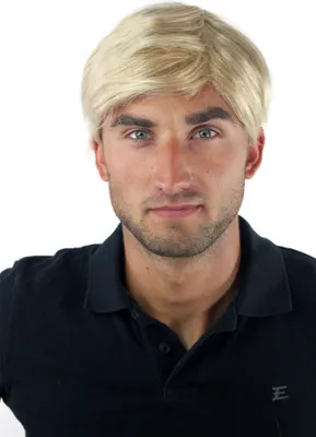 Produktbild von WIG ME UP Herrenperücke Blond Kurz Toupet GFW994-24BT613