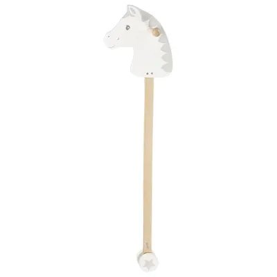 Immagine prodotto di Cavallo da tiro in legno Goki bianco con stella