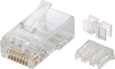 Produktbild von goobay RJ45 Stecker CAT 6A UTP ungeschirmt (Bulk)