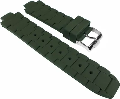 Produktbild von Jacques Lemans Milano Uhrenarmband Silikon Herren 1-1696 1-1712 1-1726, Farbe:grün