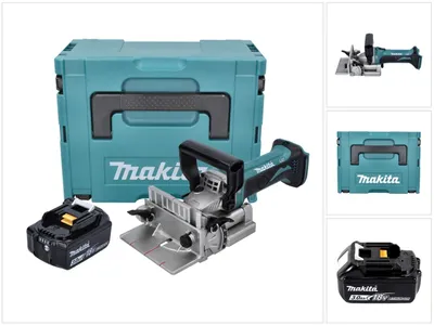 Obrázek produktu pro Makita DPJ 180 F1J akumulátorový hmoždíř 18 V 100 mm + 1x akumulátor 3,0 Ah + Makpac - bez nabíječky