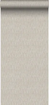 Zdjęcie produktu dla Sanders & Sanders Tapeta lniana tekstura beżowym 53 cm x 10 m