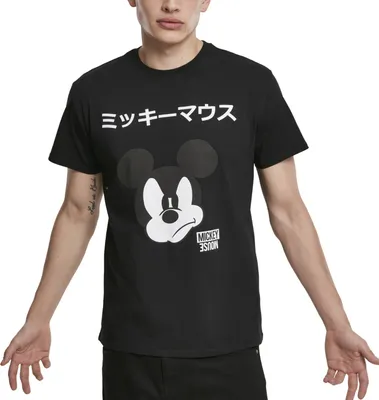 Produktbild von Merchcode Shirt - Mickey Japanese schwarz - M