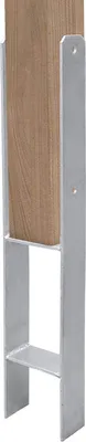Obrázek produktu pro Jopassy 6x H-kotva sloupek podpěra zahradní vybavení příslušenství 600MM pozinkovaný žárově pozinkovaný sloupek kotva 121MM
