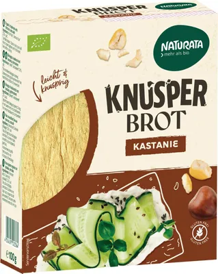 Produktbild von Naturata Knusperbrot Kastanie  100g