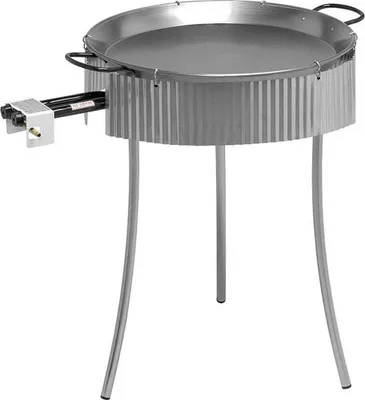 Zdjęcie produktu dla Parawan do stojaka na paellę Vaello regulowany modułowy Ø 115-130 cm 67 x 0,4 x 17 cm