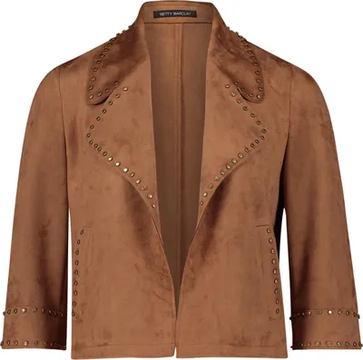 Produktbild von Betty Barclay Blazerjacke Kurz 3/4 Arm Classic Nougat 46
