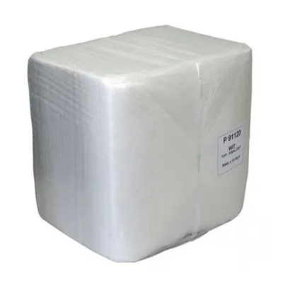 Productafbeelding van Reinigingsdoekjes, wegwerp, wit, kwaliteit A, 37x37 cm, per 10 kg