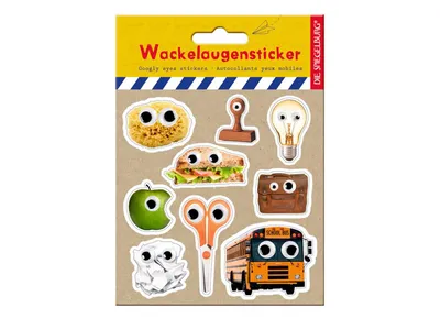 Produktbild von Spiegelburg Wackelaugensticker Bunte Geschenke