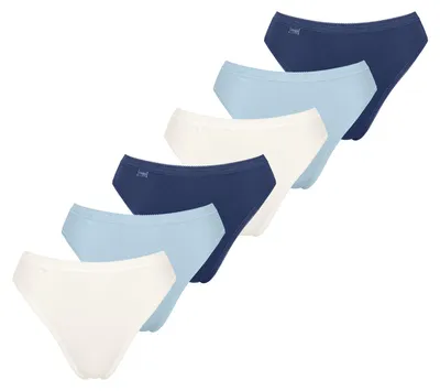 Produktbild von sloggi Damen Tai-Slip 6-Pack Basic+ Tai - MULTIPLE COLOURS 20 - Größe 46