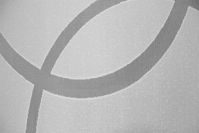 Produktbild von HOME WOHNIDEEN Schiebevorhang Jacquard Dicht "Pinale" 245 x 57 cm 1x Schiebewand inkl. Paneelwagen und Beschwerungsstange Weiss