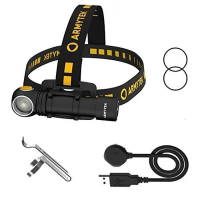 Image de Armytek Lampe frontale LED Wizard C2 Pro Max XHP70.2 Blanc froid 4000 lumens Lampe de poche LED USB Rechargeable