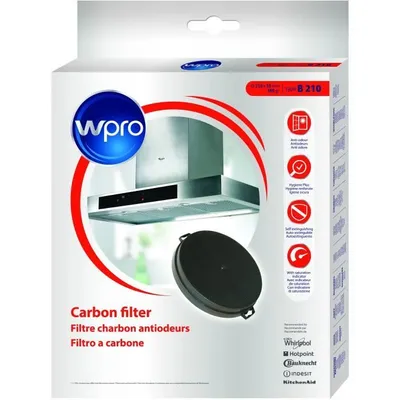 Image de Filtre à charbon anti-odeurs pour hotte - Wpro - CHF210/1 -