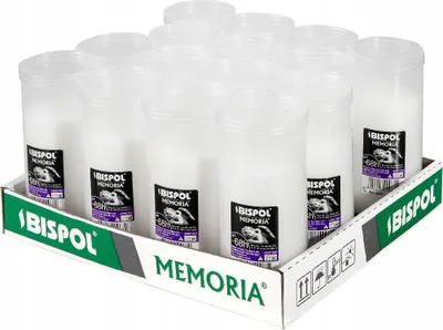 Zdjęcie produktu dla Wkłady do zniczy parafinowe BISPOL P320 68H 15szt.