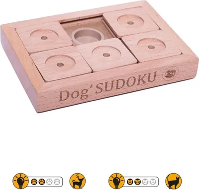Produktbild von My Intelligent Dogs Sudoku, klein, Fortgeschritten, natur