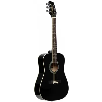 Produktbild von Stagg SA20D 3/4 BK 3/4 Schwarz Dreadnought Akustikgitarre mit Decke...