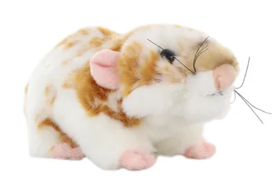 Productafbeelding van Uni-Toys - Goudhamster, bruin - 18 cm (lengte) - Pluizenhamster - Pluchen knuffel