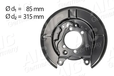 Produktbild von AIC Spritzblech Bremsscheibe für NISSAN Qashqai / Qashqai +2 I (J10, NJ10) Hinten Rechts 58271 Ankerblech