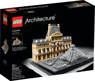 Zdjęcie produktu dla LEGO Architecture Louvre, Zestaw do budowania, 12 lat(a), 695 szt., 886 g