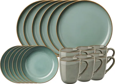 Produktbild von ASA Selection SAISONS Frühstücksset eucalyptus 18tlg