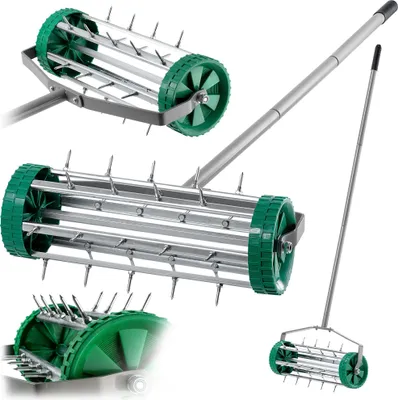 Image de KADAX Aérateur de gazon Scarificateur d'herbe Aérateur manuel à pointes