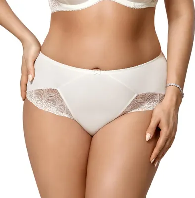 Produktbild von Gorsenia K426 Casablanca  Dame Slip Unterhose Unterwäsche normaler Bund, ecru, 3XL