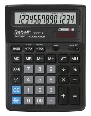 Obrázek produktu pro Kalkulačka Rebell SDC-554+, 14 míst, černá