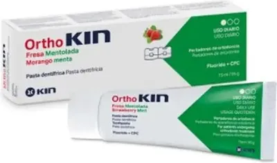 Produktbild von Kin Orthokin Strawberry Mint Toothpaste 75ml