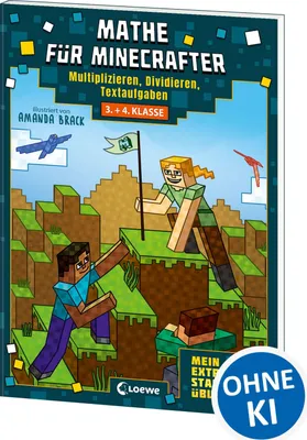 Produktbild von Mathe für Minecrafter - Mein extrastarkes Übungsbuch