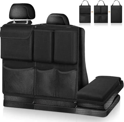 Immagine prodotto di Organizer per sedili auto - Portabagagli multifunzionale per SUV, nero, rimovibile
