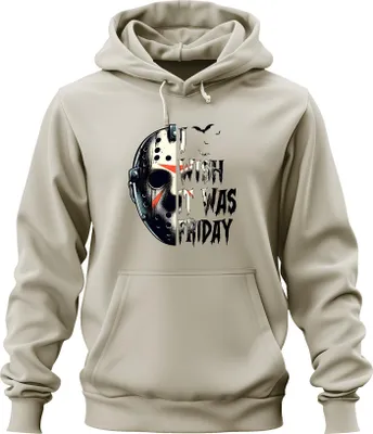 Zdjęcie produktu dla Jason Ice Hockey Mask Horror Slasher Halloween Scary Vintage Uni  Bluza z kapturem, Nature, L