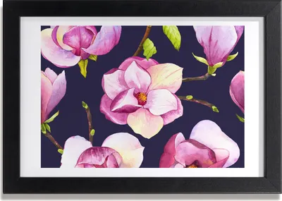 Produktbild von Bild 30x20 MDF-Rahmen, Wandkunst Magnolie
