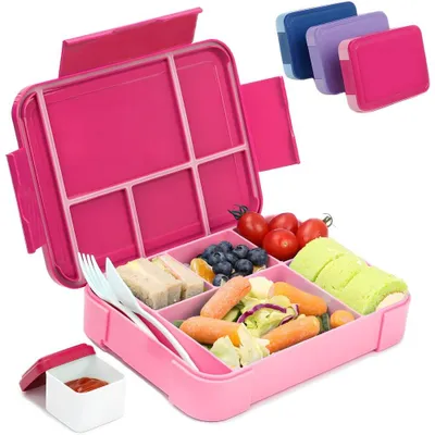 Immagine prodotto di Lunchbox per bambini con scomparti e set di posate