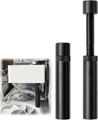 Image de Support de carte graphique réglable, en aluminium, lot de 2, pour PC gaming, plage de réglage : 70-120 mm