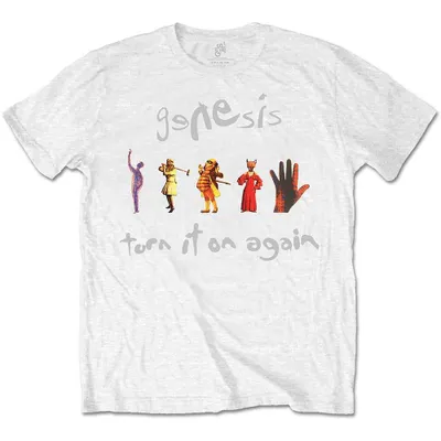 Produktbild von Genesis Turn It On Again White M T-Shirt