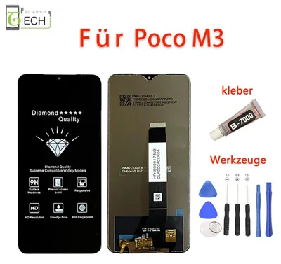 Produktbild von LCD Display für Xiaomi Poco M3 M2010J19CG Touch Screen Bildschirm Werkzeuge