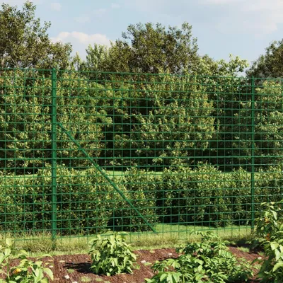 Produktbild von Maschendrahtzaun mit Bodenflansch in Grün, 2,2 x 10 m