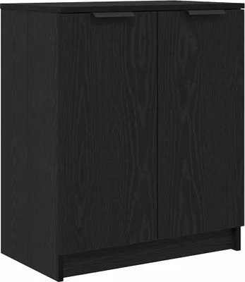 Image de Cabinet à chaussures avec étagère Chêne noir 59 x 35 x 70 cm