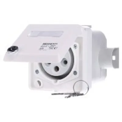 Obrázek produktu pro UP box Cepex 16A, 5p, 6h, 400V, IP44 - Architektonická zásuvka CEE 16A-zásuvka 6h 4246