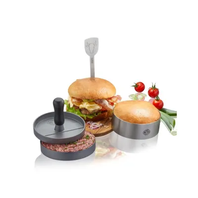 Productafbeelding van Gefu Keukenaccessoires Bbq Prasa DO Hamburgerów Aluminiowa Z Akcesoriami, G89494