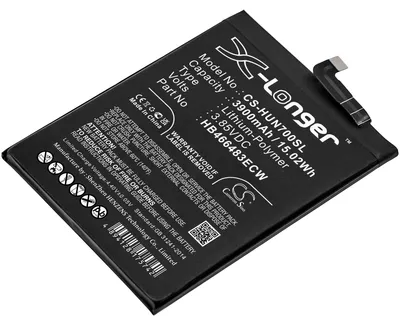 Image de TECHTEK Batterie compatible avec [Huawei] JEF-AN00, JEF-AN20, JEF-N29, JEF-NX9, JEF-TN00, JEF-TN20, Nova 7 5G remplace HB466483ECW
