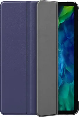 Obrázok produktu pre Just in Case Smart Tri-Fold puzdro z umelej kože kompatibilné s iPad Pro 12.9 (2020) - modré