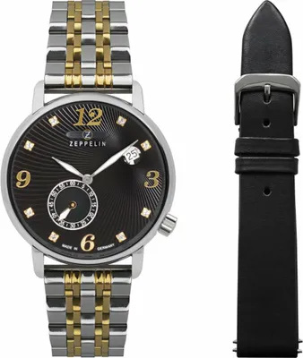 Produktbild von Zeppelin Luna 7633M2_set Damenarmbanduhr Mit Wechselband