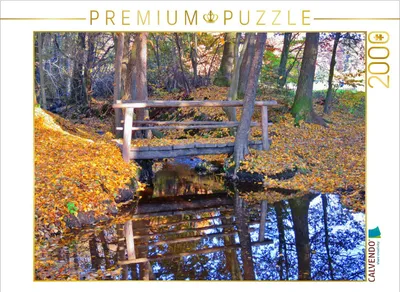 Produktbild von CALVENDO Puzzle Brücke über die Nieste im Gläsnertal 2000 Teile Puzzle quer | 2000 pieces, finished size 35.4 × 26.4 in (90 × 67 cm) | Photo puzzle for happy hours