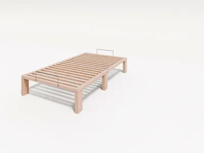 Produktbild von Gigapur G56 Kiefer Massivholzbett Sondermaß 100x180 cm mit Lattenrost
