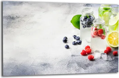 Produktbild von Herdabdeckplatte Glaskeramikkochfeld-Abdeckung Spritzschutz Glas 80x52 Obst