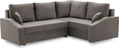 Produktbild von Ecksofa GRANDE PLUS mit Schlaffunktion L-förmig - Eckcouch mit 2 Bettkasten - MIKRO 27 Grau Rechts (Muster 1)