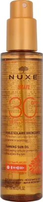 Immagine prodotto di Nuxe Sun, Olio abbronzante per viso e corpo SPF30, 150ml