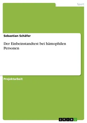 Produktbild von Der Einbeinstandtest bei hämophilen Personen