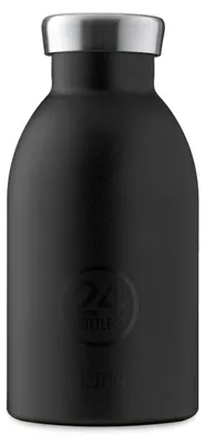 Produktbild von 24Bottles  Clima Bottle Stone Tuxedo Black 330ml